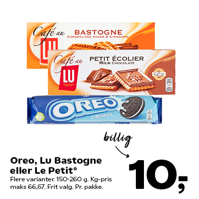 Oreo, Lu Bastogne eller Le petit