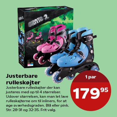 Justerbare rulleskøjter