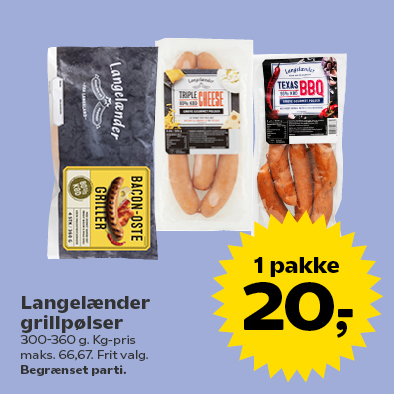 Langelænder grillpølser