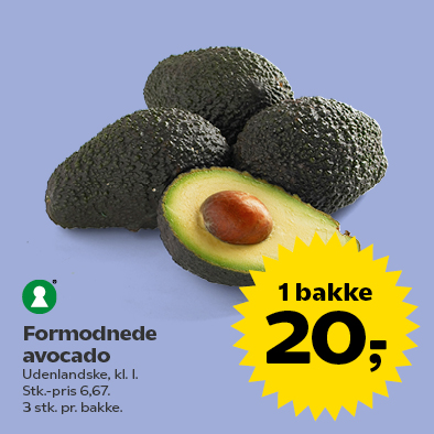 Formodnede avocado