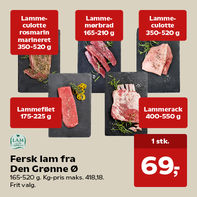 Fersk lam fra Den Grønne Ø