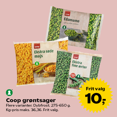 Coop grøntsager