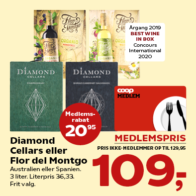 Diamond Cellars eller Flor del Montgo