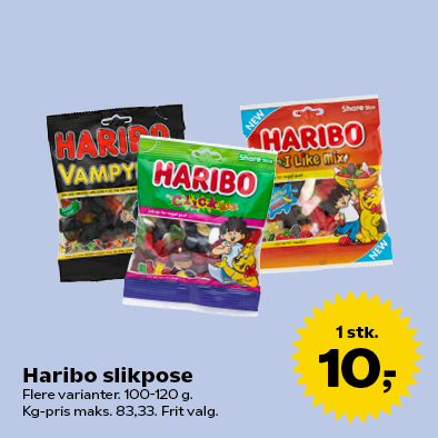 Haribo slikpose