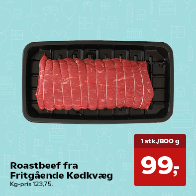 Roastbeef fra Fritgående Kødkvæg