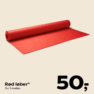 Rød løber