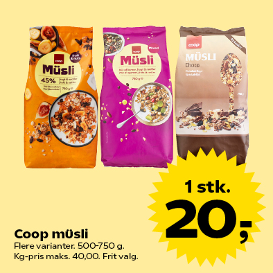 Coop müsli