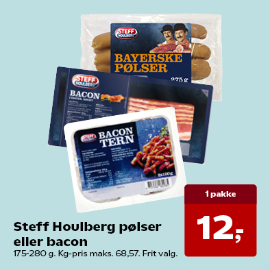 Steff Houldberg pølser eller bacon