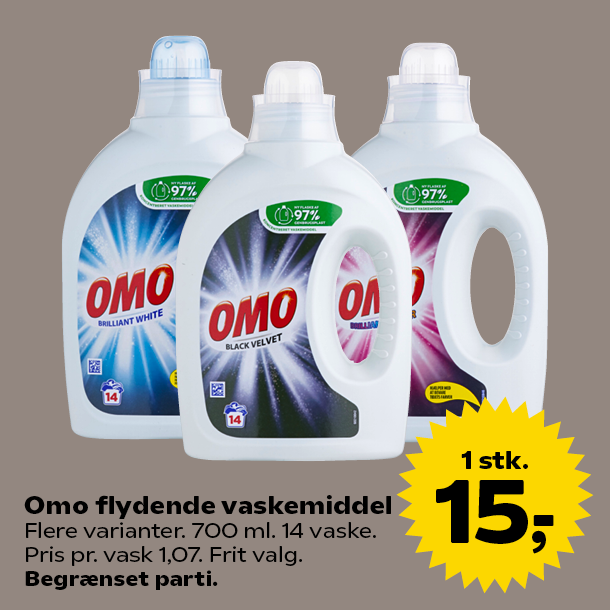 Omo flydende vaskemiddel