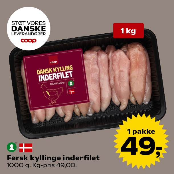 Fersk kyllinge inderfilet